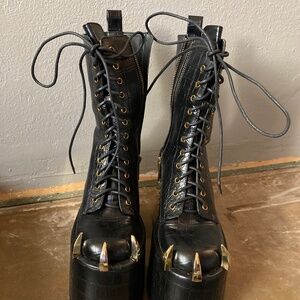 Killstar Repetilia Boots (Gold)